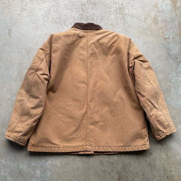 Vintage Dickies Chore Jacket Blanket Lined Tan Duck Canvas Men's XXL - Picture 2 of 13